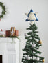 Handmade Hand Felted Wool Christmas Tree Topper - Star of David - ARCADIA HOME